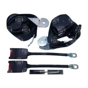 Retractable 3-Point Belt Set - Black