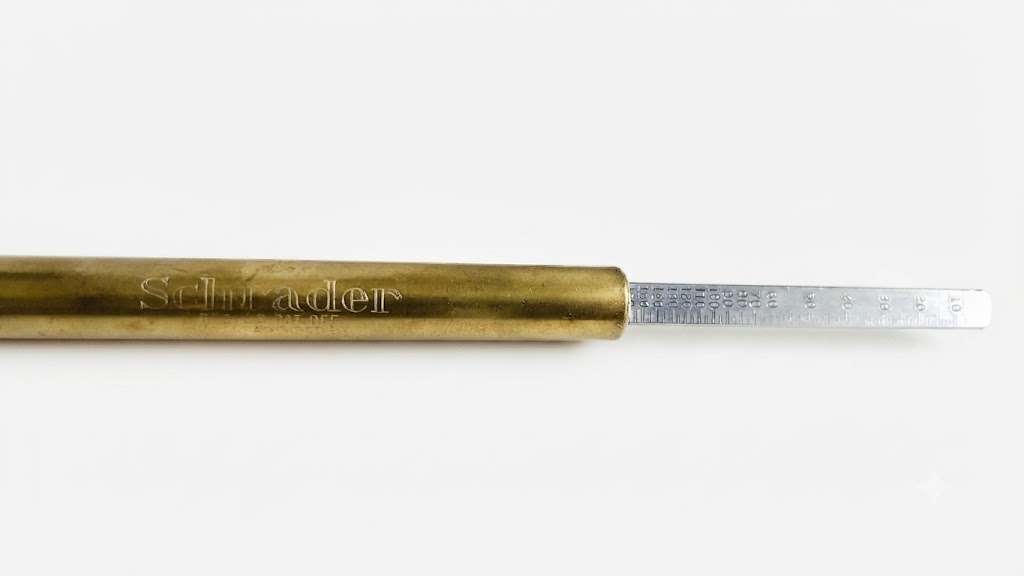 Vintage Schrader Tire Pressure Gauge – Alat Ukur Tekanan Ban Klasik (0-160 PSI)
